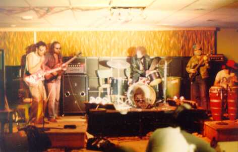 Most of the Band at the first gig